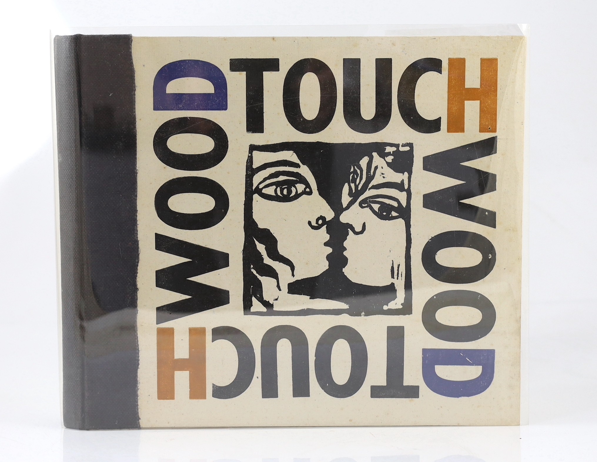 Semar, Kristiane - Touch Wood. Limited Edition (of 12 numbered copies, signed by the artist), title, limitation leaf and 12 hand coloured woodcut plates on thin card, each with text leaf opposite; publisher's cloth backe